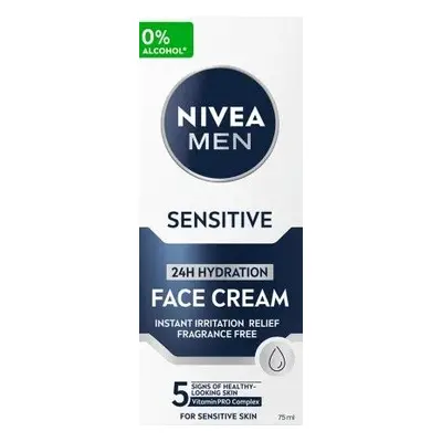 Nivea Men Hydratační pleťový krém na citlivou pleť Sensitive 75 ml