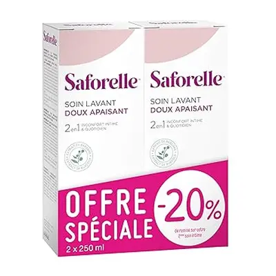 Saforelle Jemná čistící péče 2 x 250 ml