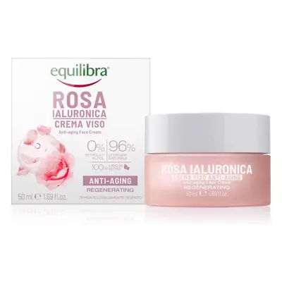 Equilibra ROSA Face, Hyaluronový krém proti stárnutí pleti 50 ml