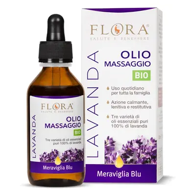 Flora Organic LAVANDA masážní olej - 100 ml