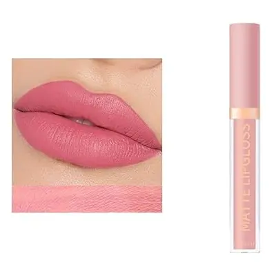 Julystar Color Matte Lip Gloss Dlouhotrvající voděodolná tekutá rtěnka, nelepivá, matný finiš 02