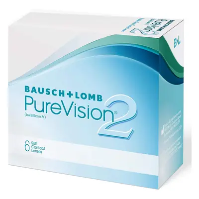 BAUSCH + LOMB Bausch & Lomb PureVision2 HD Měsíční měkké čočky 6 ks -4