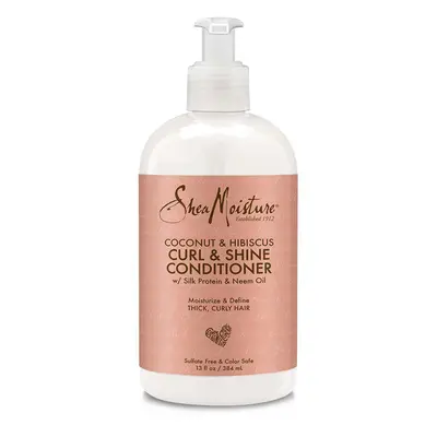 Shea Moisture Shea Moisture- Kondicionér na lokny a lesk s kokosem a ibiškem, 384ml