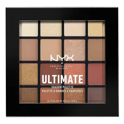 NYX PROFESSIONAL MAKEUP oční stíny 16 ks teplých neutrálních odstínů