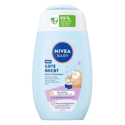 NIVEA Baby Good Night koupel a šampon 200 ml