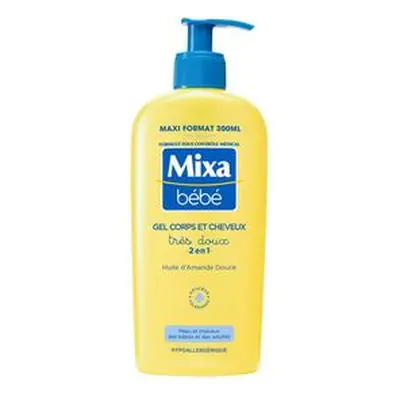 Jemný hypoalergenní dětský gel na tělo a vlasy MIXA BEBE 300ml