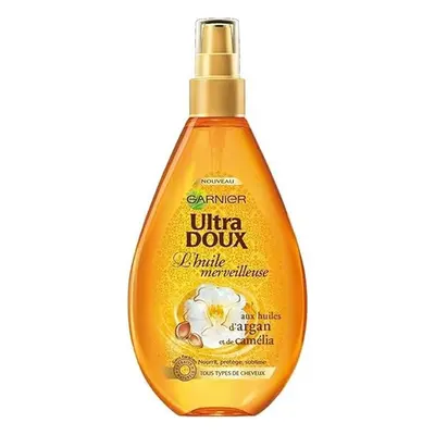 Garnier Ultra Doux Wonderful Oil s arganovým a kaméliovým olejem pro všechny typy vlasů - 150 ml