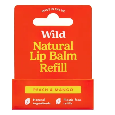 Wild - Přírodní balzám na rty Peach & Mango 4,5 g refill