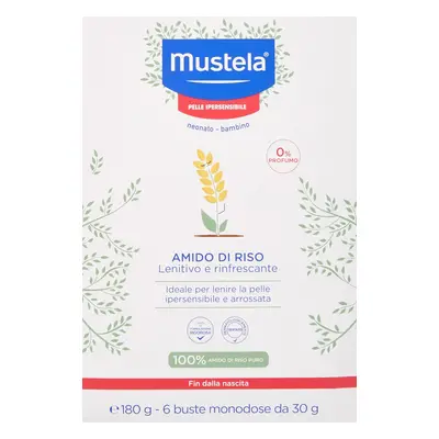 Mustela Amido di Riso pudr na zarudnutí v oblasti plenek - 180 g exp:4/25