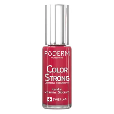 PODERM Color Strong pro silné nehty obohacené o keratin, biotin a křemík 8 ml