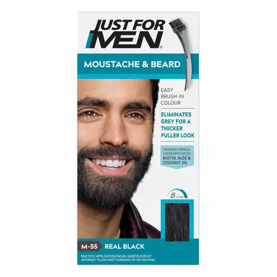 Just For Men Color M55 barva na vousy a knír Černá, 28 g