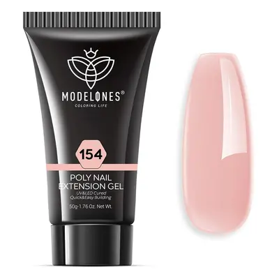 Modelones Polygel na nehty - pro UV použití - 50g, odstín 154