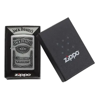 Zippo Jack Daniels stříbrný