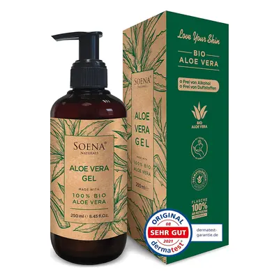 SOENA SOENA- Aloe Vera Gel 100% Organic Aloe Vera, 250ml