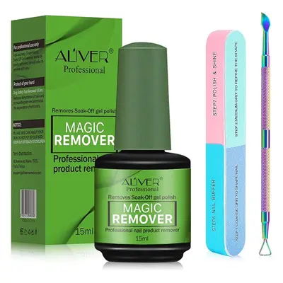 Aliver Magic Remover 2x15ml +pilník+škrabka