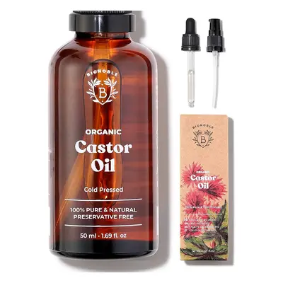 Bionoble Bionoble, Organic Castor Oil, Ricinový olej, 50 ml