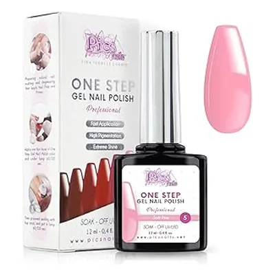 Pics Nails Professional Pics Nails- One Step gelový lak na nehty UV/LED 12 ml - Soft Pink