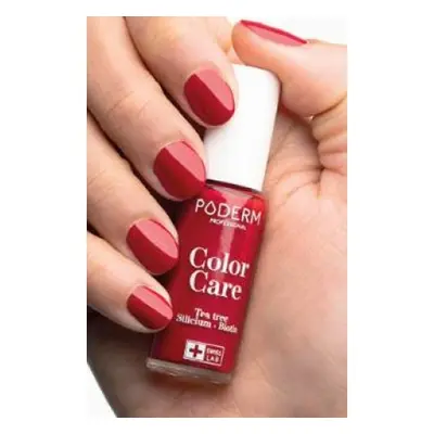 PODERM Vernis Barevná péče 253 Rouge Allure