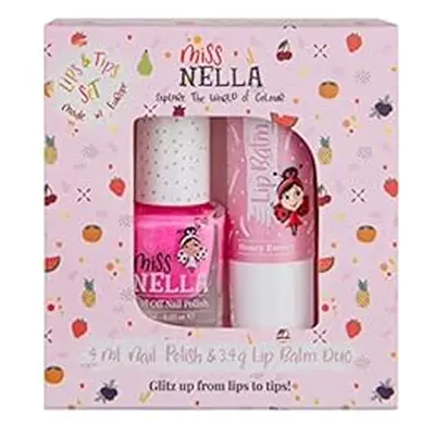 MISS NELLA Lak na nehty (4ml) + balzám na rty (3.4g)