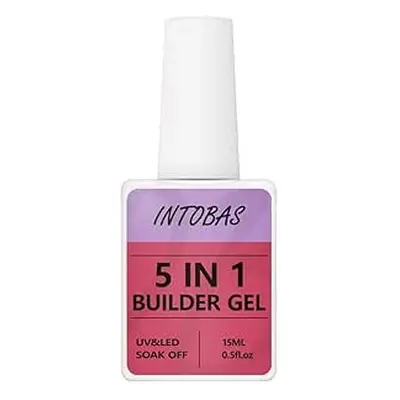 INTOBAS 5 v 1 Builder Gel Mléčně bílý, 15 ml