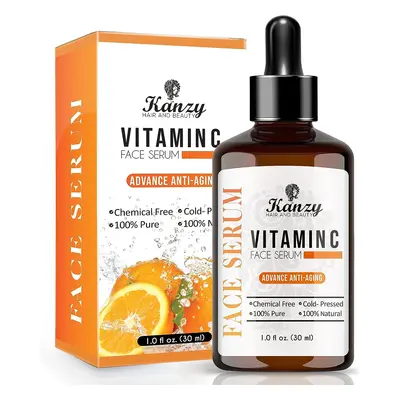 Kanzy Pleťové sérum s kyselinou hyaluronovou a vitaminem C 30 ml