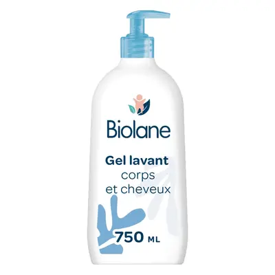 BIOLANE - 2v1 dětský sprchový gel na tělo a vlasy - 750 ml