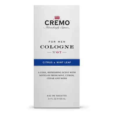 CREMO Cologne Citrus & Mint Leaf EDT, 100 ml