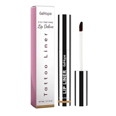 EelHope Tattoo Liner - dlouhotrvající barvu rtů - Tmavě hnědá 5ml