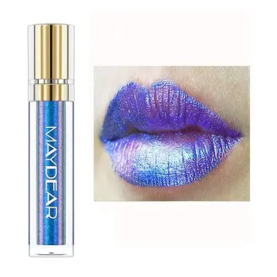 Maydear Chameleon Lipstick, High Pigmented , dlouhotrvající voděodolný barevný diamantový lesk n