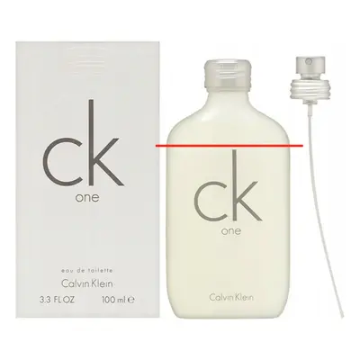 Calvin Klein CK One EDT 100ml (chýba časť obsahu)