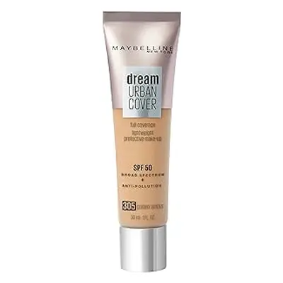 Maybelline Dream Urban Cover make-up SPF 50 305 Golden Amber, 30ml