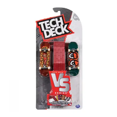 Tech Deck fingerboard dvojbalení s překážkou VS Series Krooked