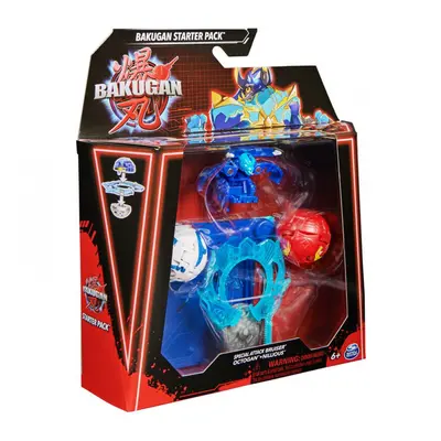 Bakugan startovací sada speciální útok S6 Bruiser, Nillious, Octogan