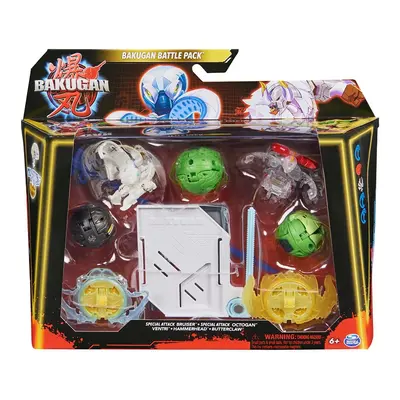 Bakugan 5 balení speciální útok S6 Bruiser, Octogan, Ventri, Hammerhead, Butterclaw