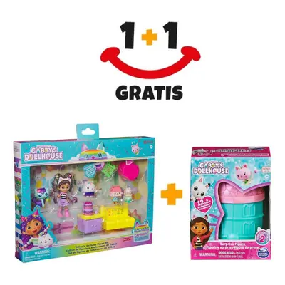 Akce 1+1 Gábinin domek narozeninové multibalení figurek + figurka Gábi v domečku ZDARMA