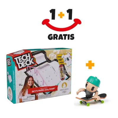 Akce 1+1: Tech Deck olympijský park Sky Brown + SK8 Crew fingerboard s figurkou ZDARMA