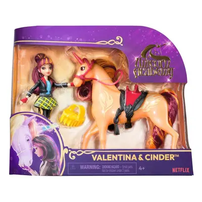 Unicorn Academy figurky Valentina a Cinder 11 cm