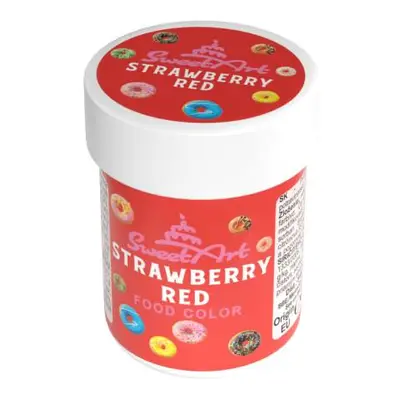 SweetArt gelová barva Strawberry Red (30 g)