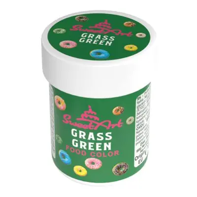 SweetArt gelová barva Grass Green (30 g)