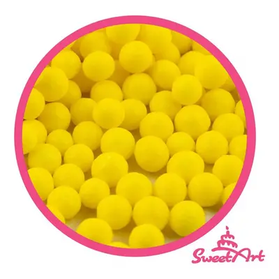 SweetArt cukrové perly žluté 7 mm (1 kg)