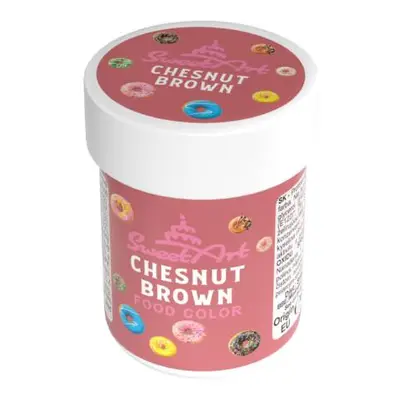 SweetArt gelová barva Chestnust Brown (30 g)