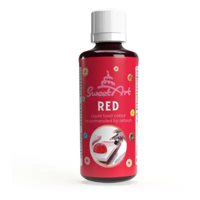 SweetArt airbrush barva tekutá Red (90 ml)