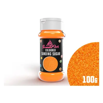 SweetArt cukrový písek oranžový (100 g)