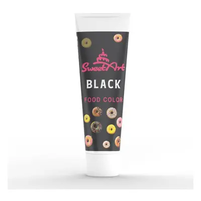 SweetArt gelová barva tuba Black (30 g)