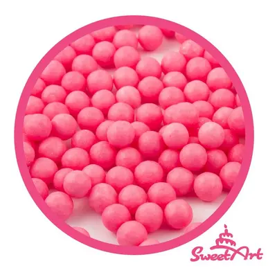 SweetArt cukrové perly růžové 7 mm (1 kg)