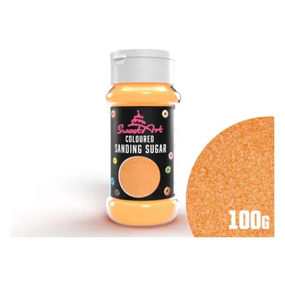 SweetArt cukrový písek broskvový (100 g)