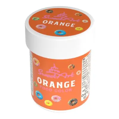 SweetArt gelová barva Orange (30 g)