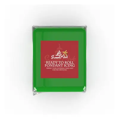 SweetArt potahovací a modelovací hmota vanilková Dark Green (250 g)