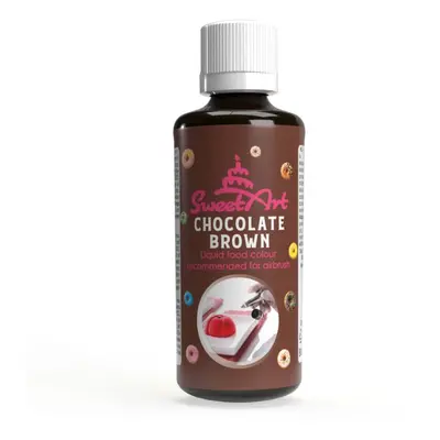 SweetArt airbrush barva tekutá Chocolate Brown (90 ml)