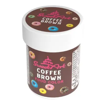 SweetArt gelová barva Coffee Brown (30 g)